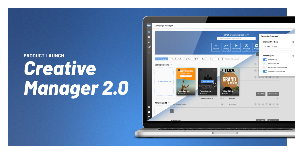 Creative Manager 2.0 | Book onboarding