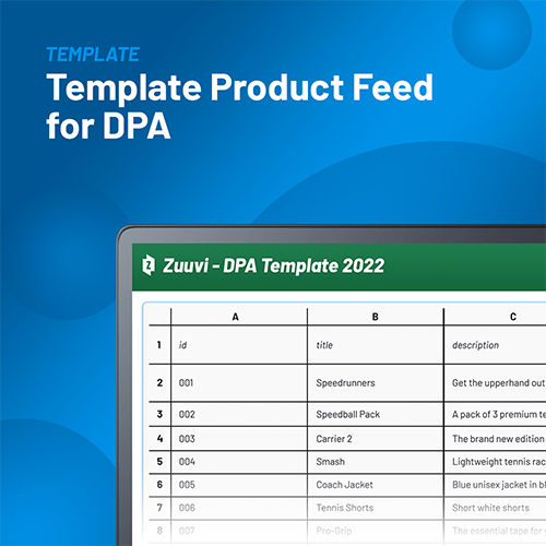 Product Feed Template for DPA